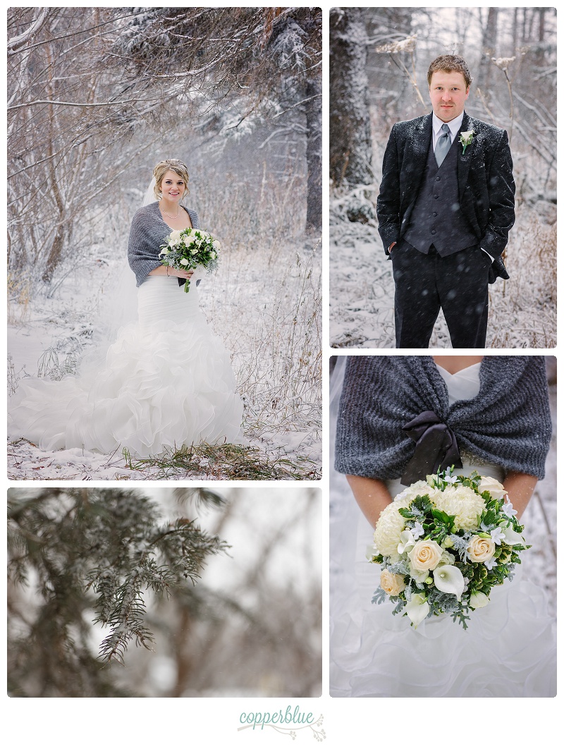 Saskatchewan winter wedding
