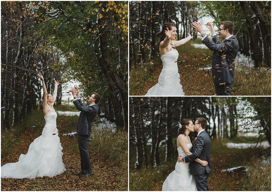 fall wedding in saskatchewan