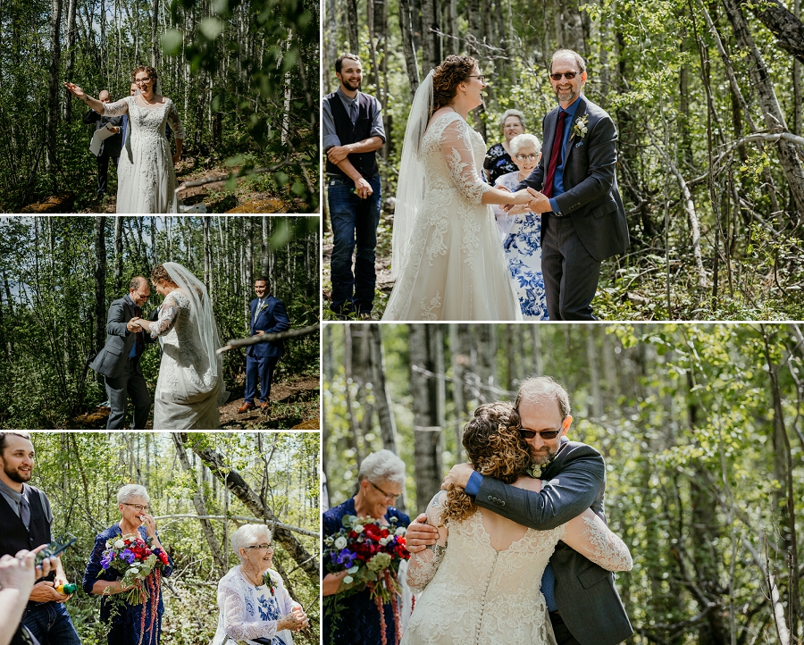 daddy daughter dance in the forest
