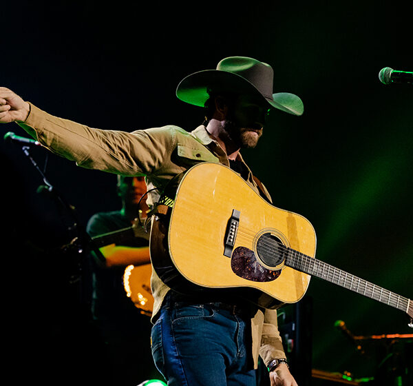 country music photography: riley green at budweiser gardens in support of luke combs