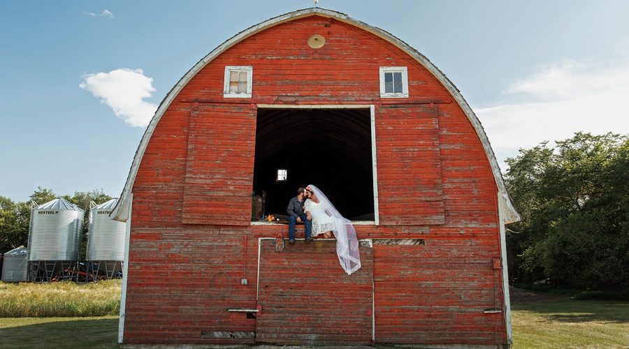 barn wedding in saskatchewan