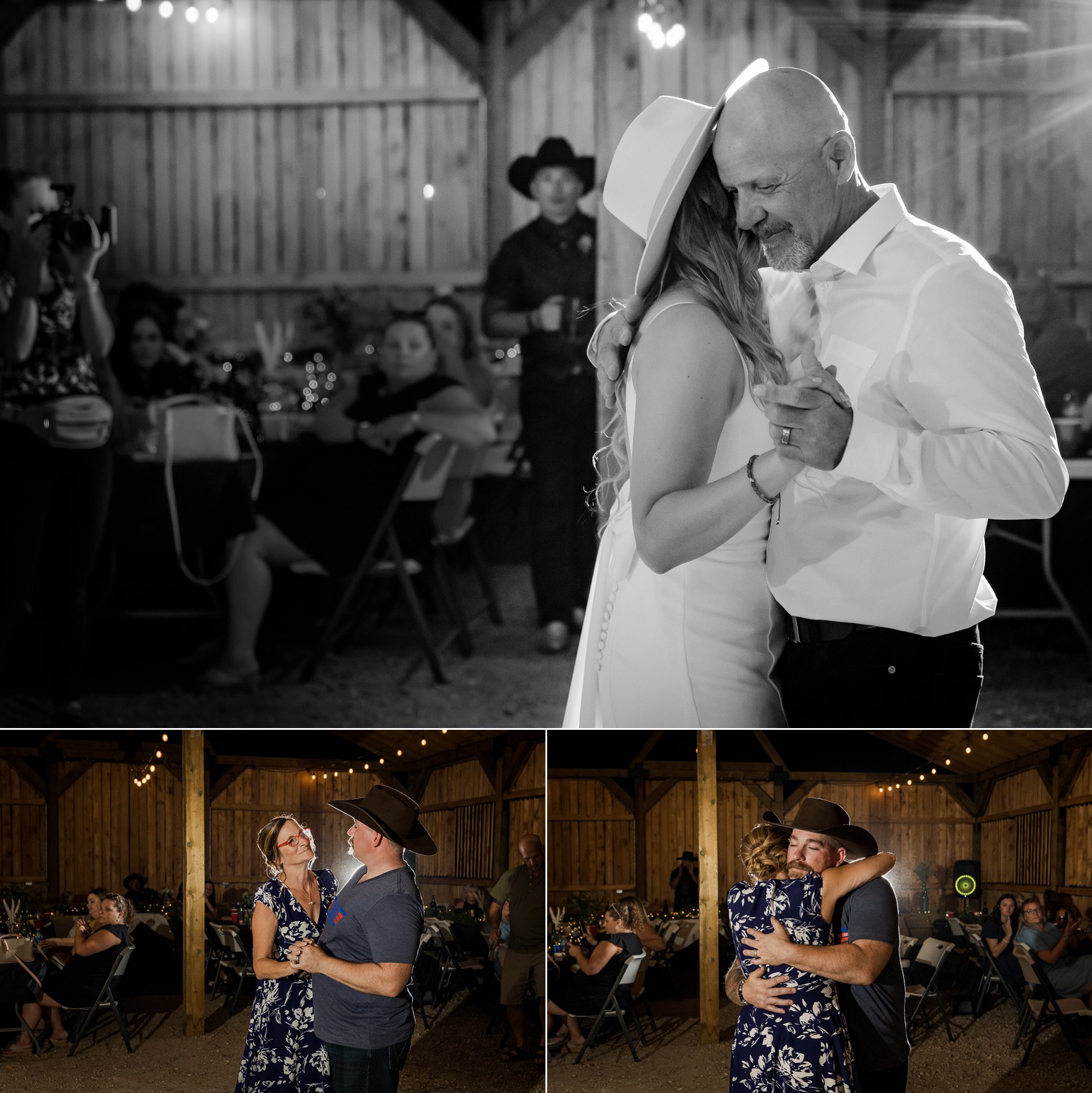 sweet father daughter dance at a guenther farms wedding